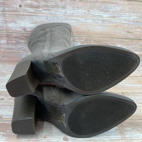 JOURNEE COLLECTION Women's Grey Kyllie Boots 8.5M - Picture 4 of 8